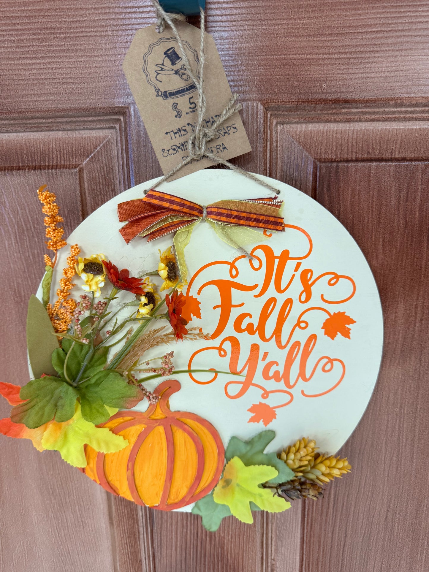 “It’s Fall Y’all” Hanging Sign