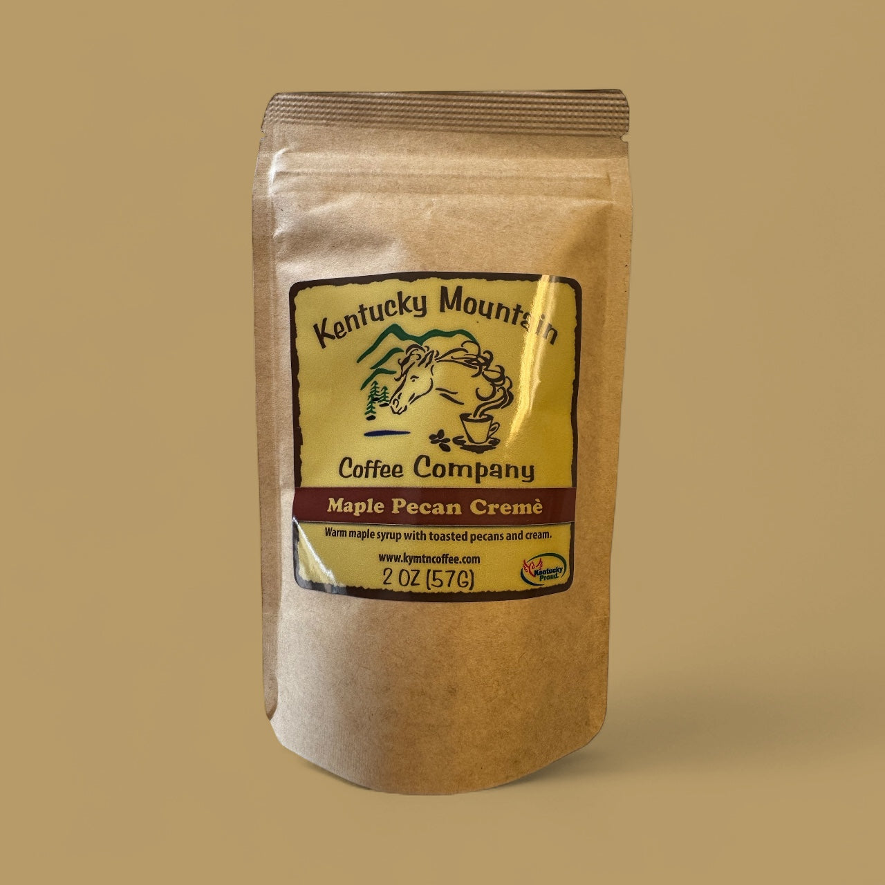 Kentucky Mountain Coffee – Maple Pecan Crème (2 oz)