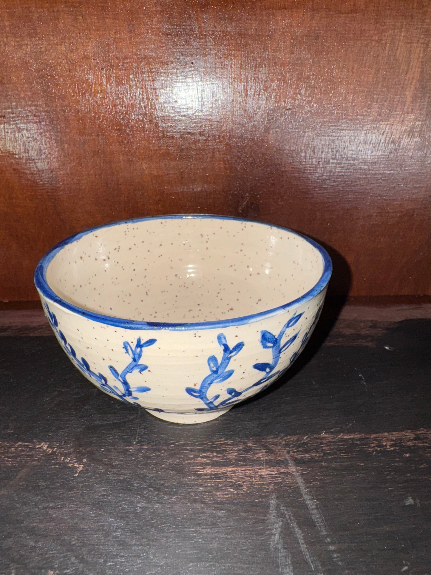 Handmade Appalachian Pottery Bowl – Blue Vine Design