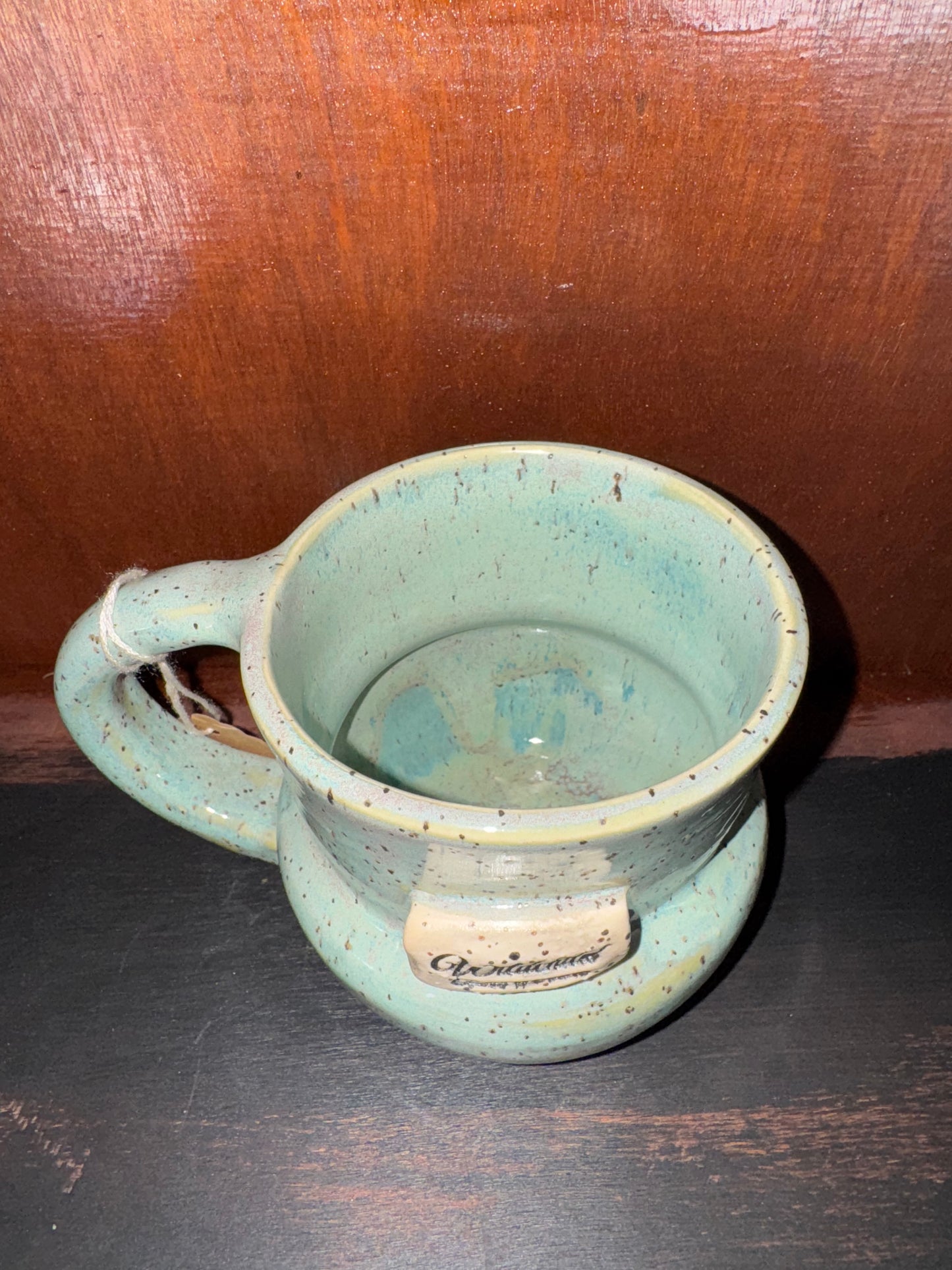 Handmade Appalachian Pottery Mug – Mountain Mist Glaze