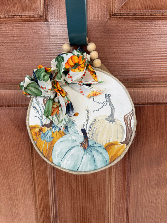 Pumpkin Patch Wooden Hanging Sign