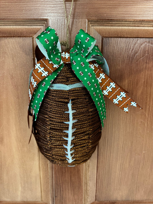 Handmade Football Door Hanger