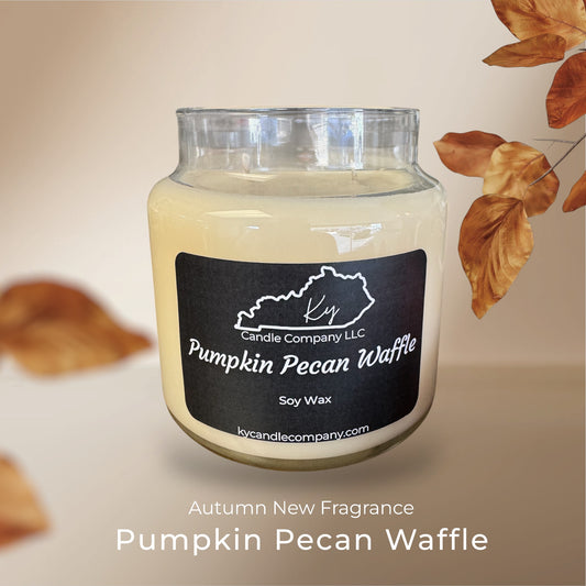 KY Candle Company – Pumpkin Pecan Waffle Soy Wax Candle 16 oz