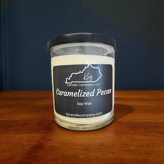 KY Candle Company – Caramelized Pecan Soy Wax Candle 8 oz