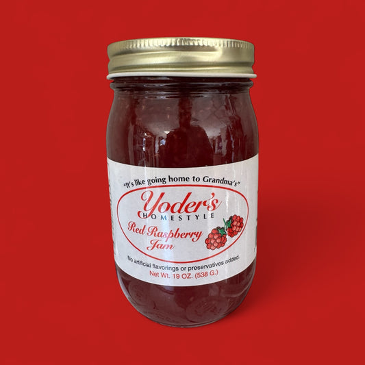Yoder’s Homestyle – Red Raspberry Jam (19 oz / 538 g)
