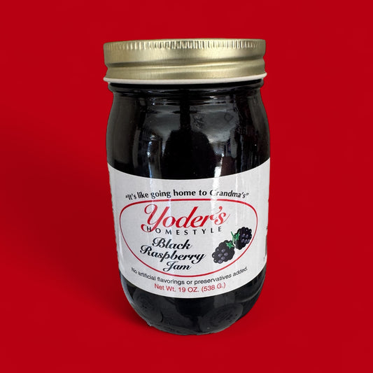 Yoder’s Homestyle – Black Raspberry Jam (19 oz / 538 g)