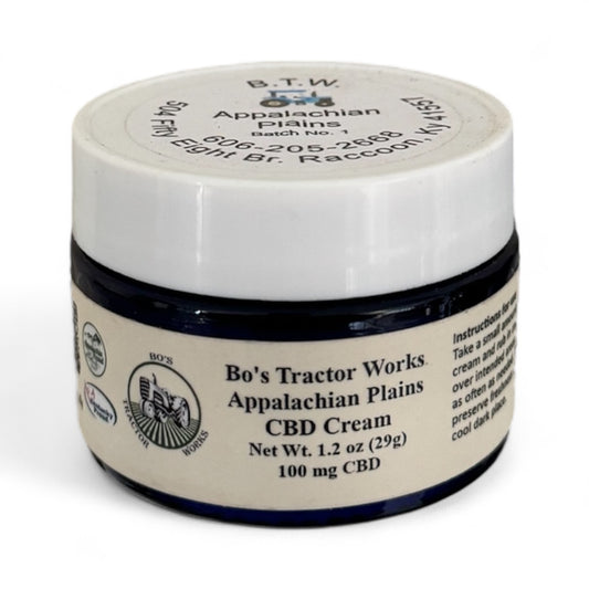 Bo’s Tractor Works Appalachian Plains CBD Cream