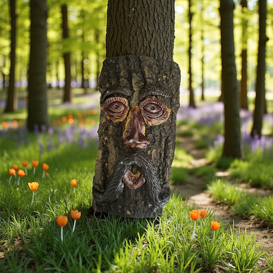 Hand-Carved Appalachian Wood Spirit