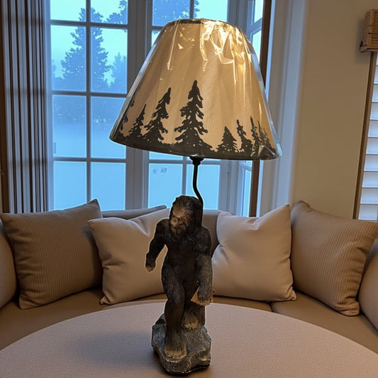 Bigfoot Table Lamp – Rustic Cabin Style