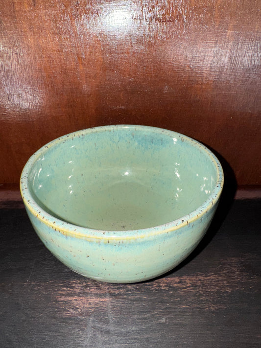 Handmade Appalachian Pottery Bowl – Misty Green Glaze