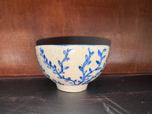 Handmade Appalachian Pottery Bowl – Blue Vine Design