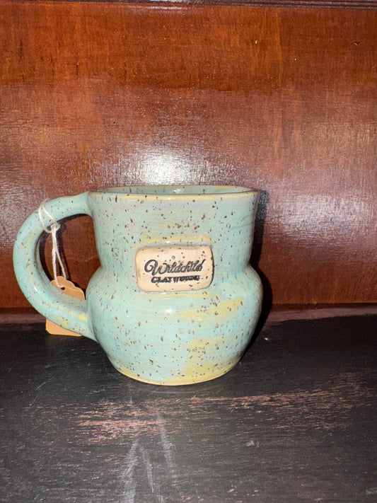 Handmade Appalachian Pottery Mug – Mountain Mist Glaze