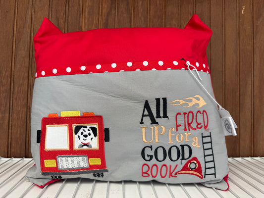 Children’s Reading Pillow – Appalachian Made “All Fired Up for a Good Book” Design