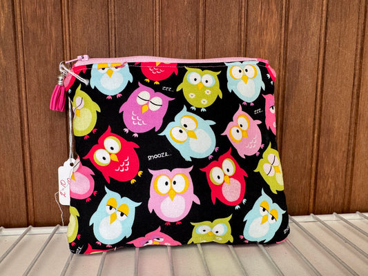 Small Zip Tote – Appalachian Made Owl Print